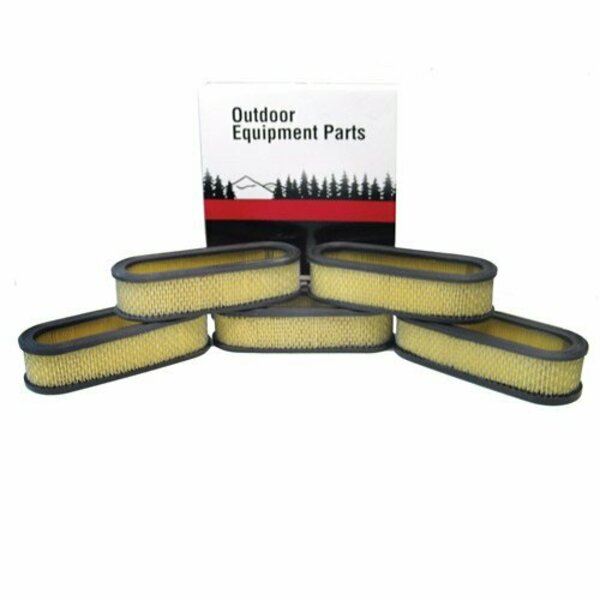 Oregon Air Filter Shop Pack, 5-Pack of 30-104, Repl. Briggs 394019S 4136 30-811